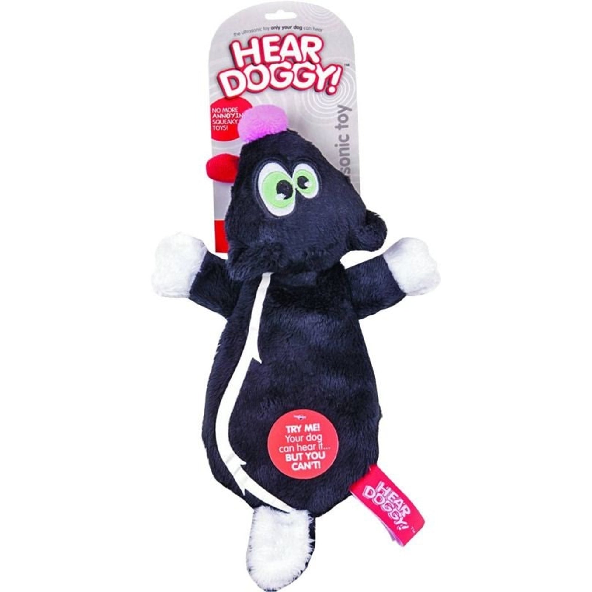 Hear Doggy Ultrasonic Flats Dog Toy