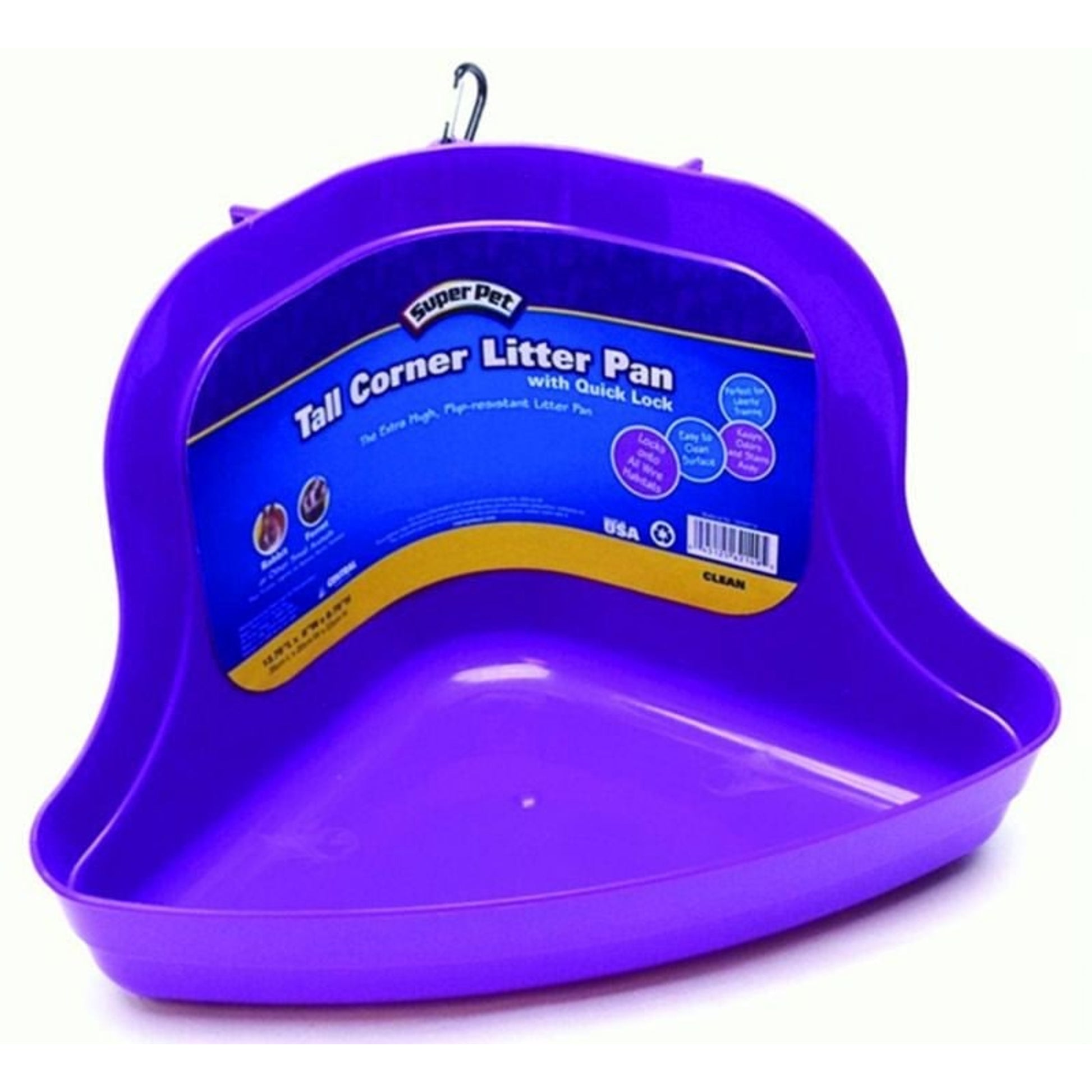 Kaytee Tall Corner Locking Litter Pan