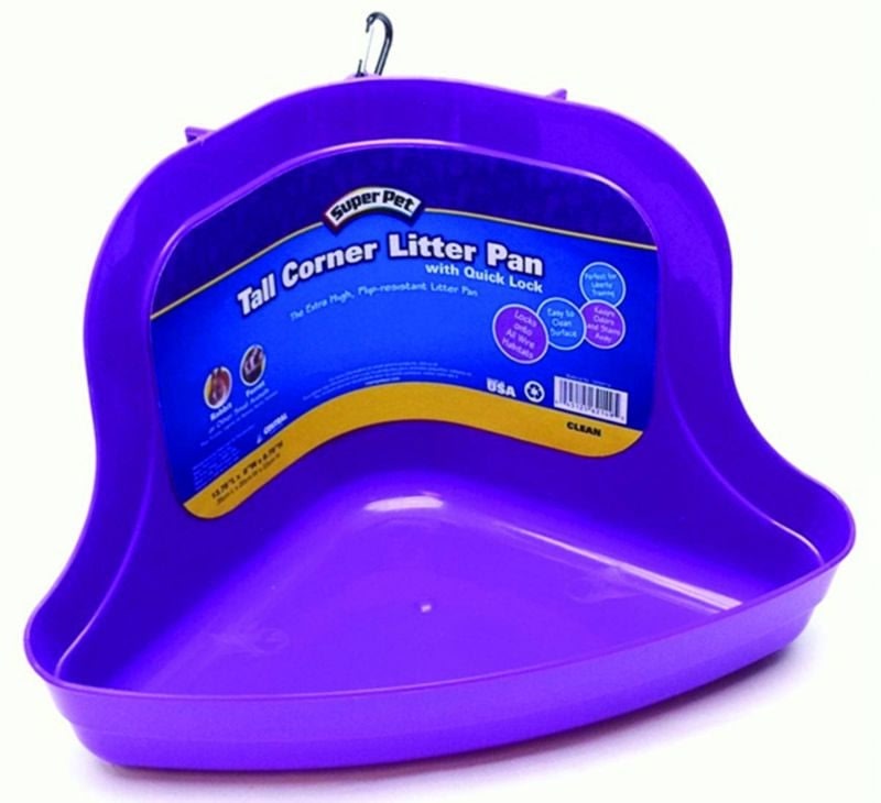 Kaytee Tall Corner Locking Litter Pan