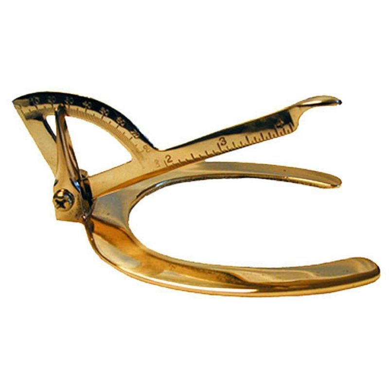 Brass Hoof Gauge