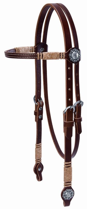 Weaver Rawhide Hand Braided Browband Headstall
