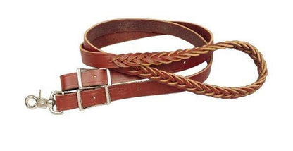 Tory Latigo Leather 5 Plait Braided Roping Rein