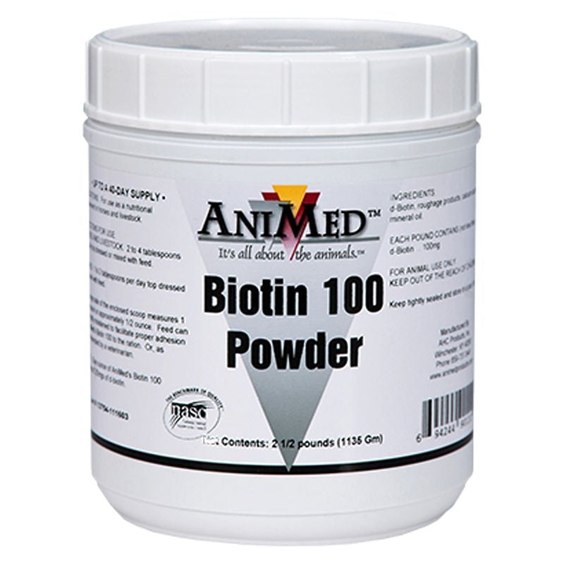 AniMed Biotin 100 Powder Supplement