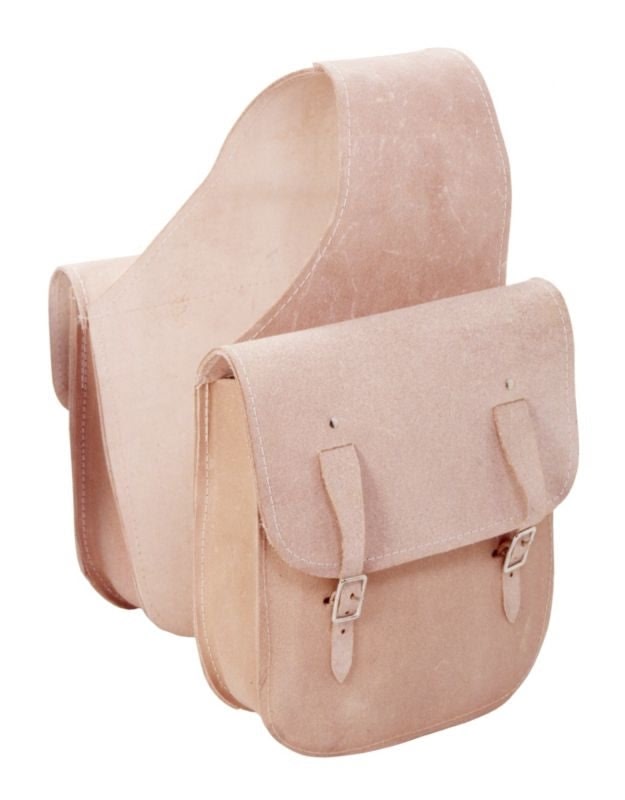 Tough1 Roughout Leather Saddlebag