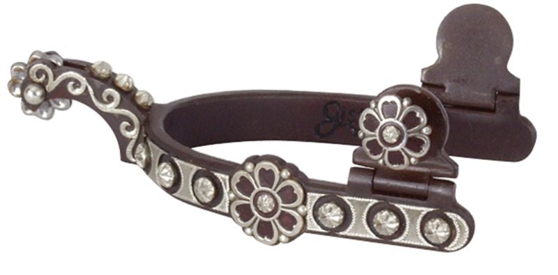 Classic Equine Silver Clover Spurs