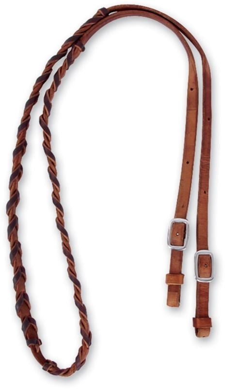 Martin Saddlery Laced Harness Barrel Reins - Thumbnail 2