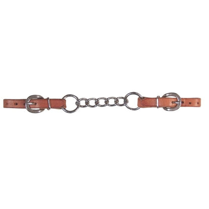 Martin 3-Link Harness Leather Curb Strap