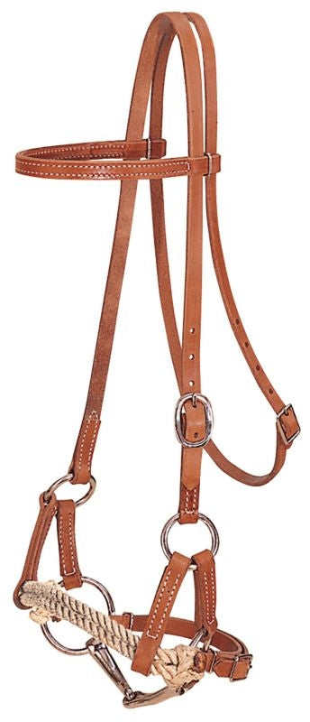 Weaver Harness Leather Double Rope Half Breed