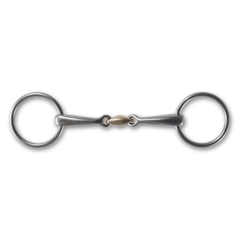 Stubben STEELtec Loose Ring Snaffle Bit