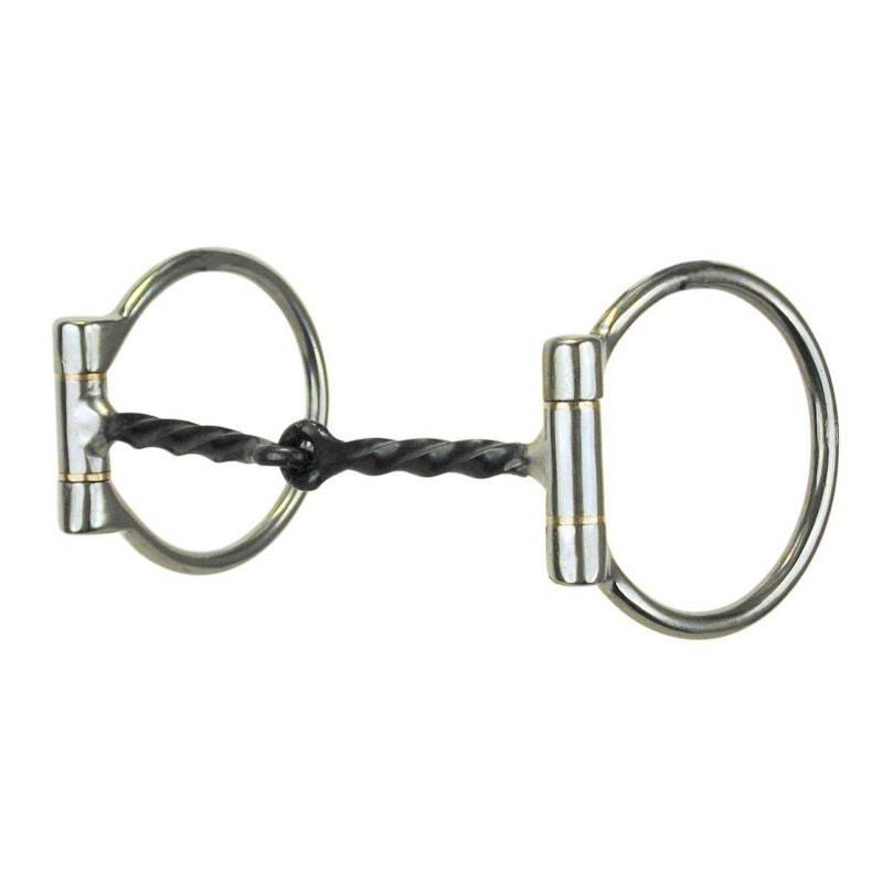 Reinsman Sweet Iron Twisted Snaffle D-Ring Bit