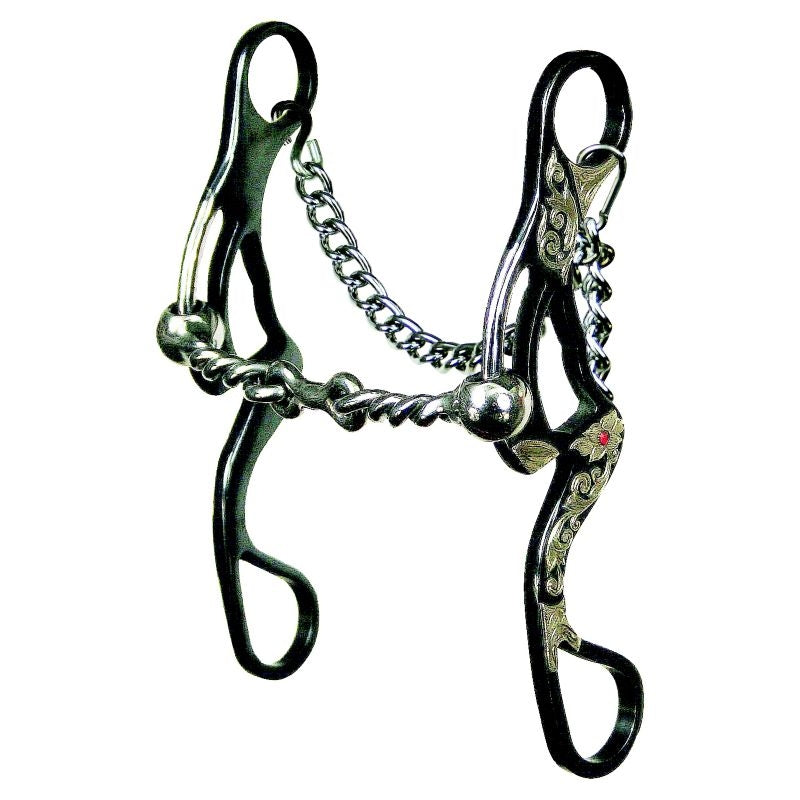 Reinsman Molly Powell Twist Dogbone 7Shank Gag Bit