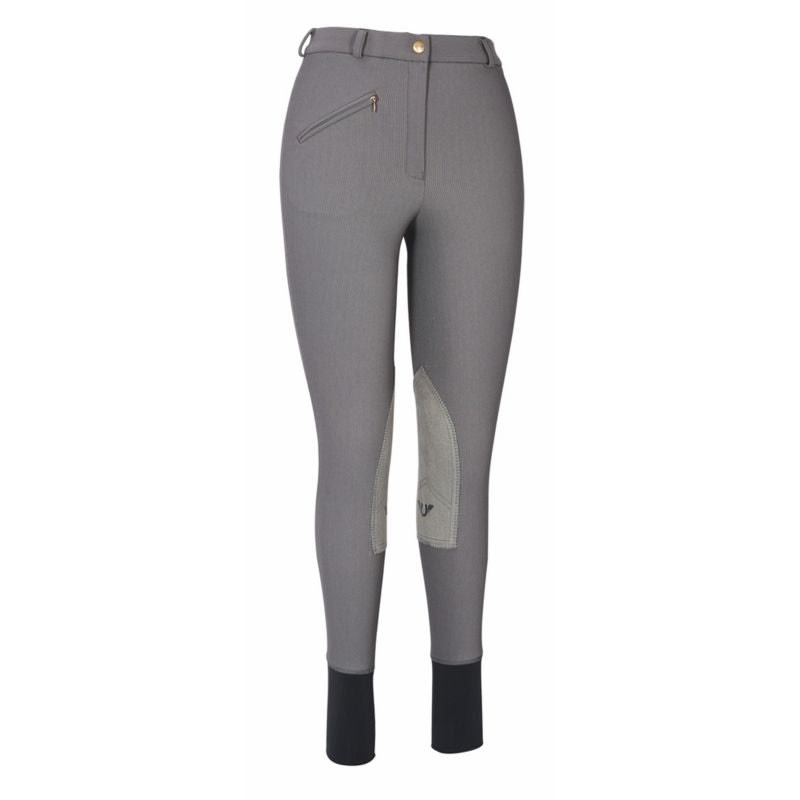 TuffRider Ladies Ribb KP Breeches 24 Gray