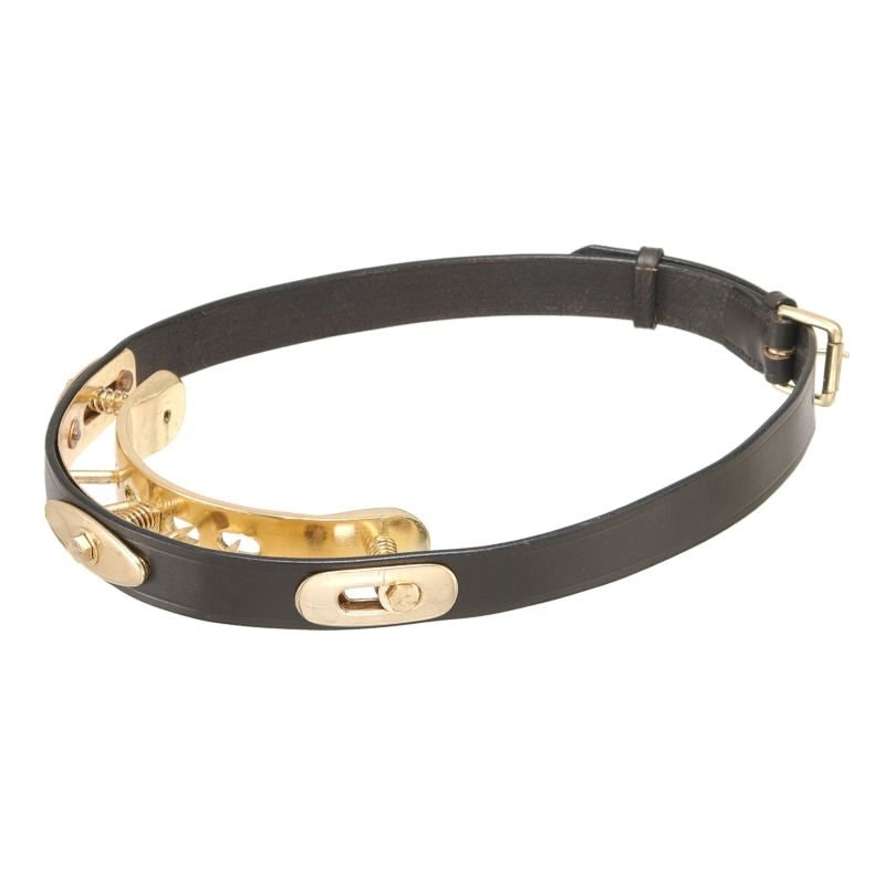 Tough1 Spiked Leather Cribbing Strap