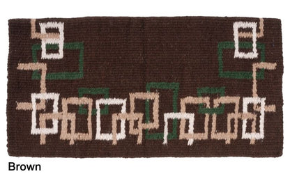 Tough1 Blocks Wool Saddle Blanket