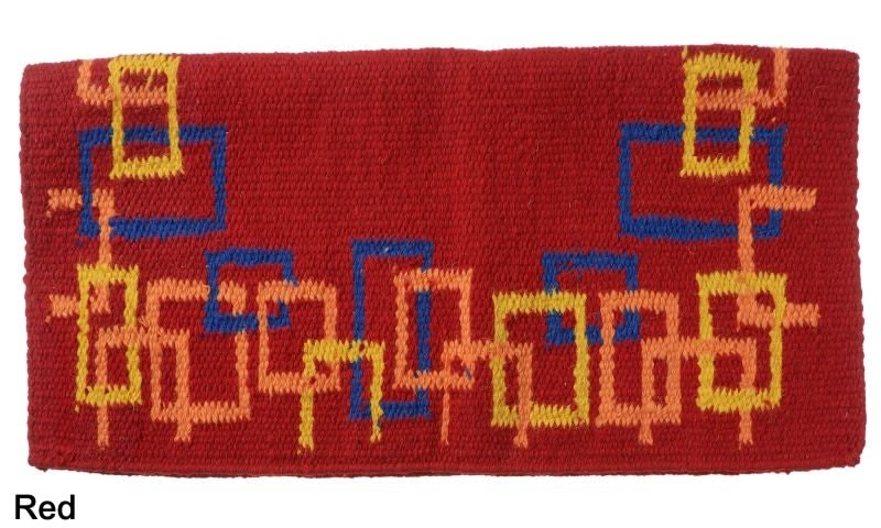 Tough1 Blocks Wool Saddle Blanket