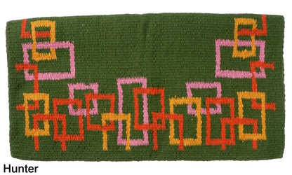 Tough1 Blocks Wool Saddle Blanket
