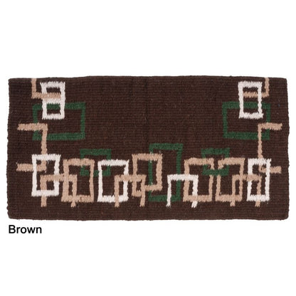 Tough1 Blocks Wool Saddle Blanket