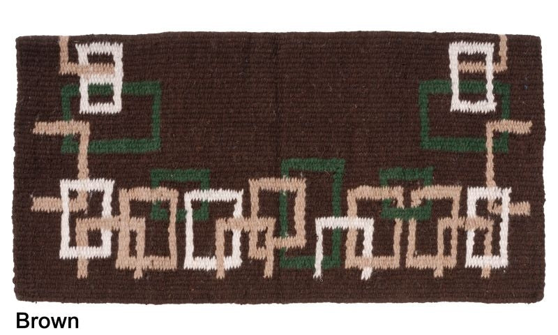 Tough1 Blocks Wool Saddle Blanket