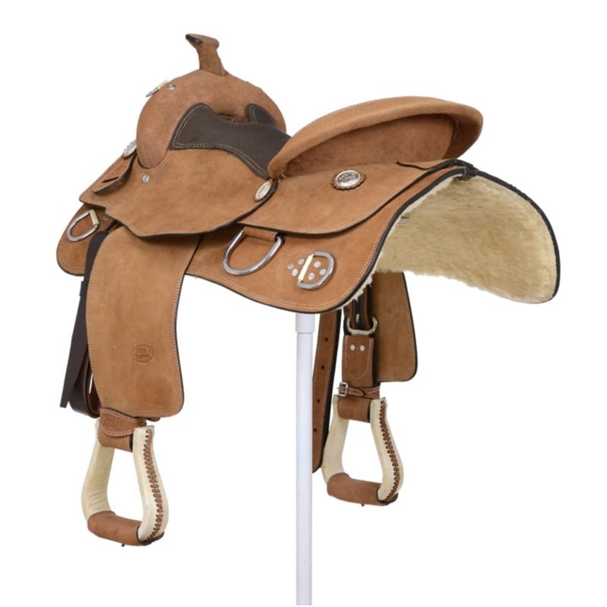 King Series Roughout Trainer Saddle