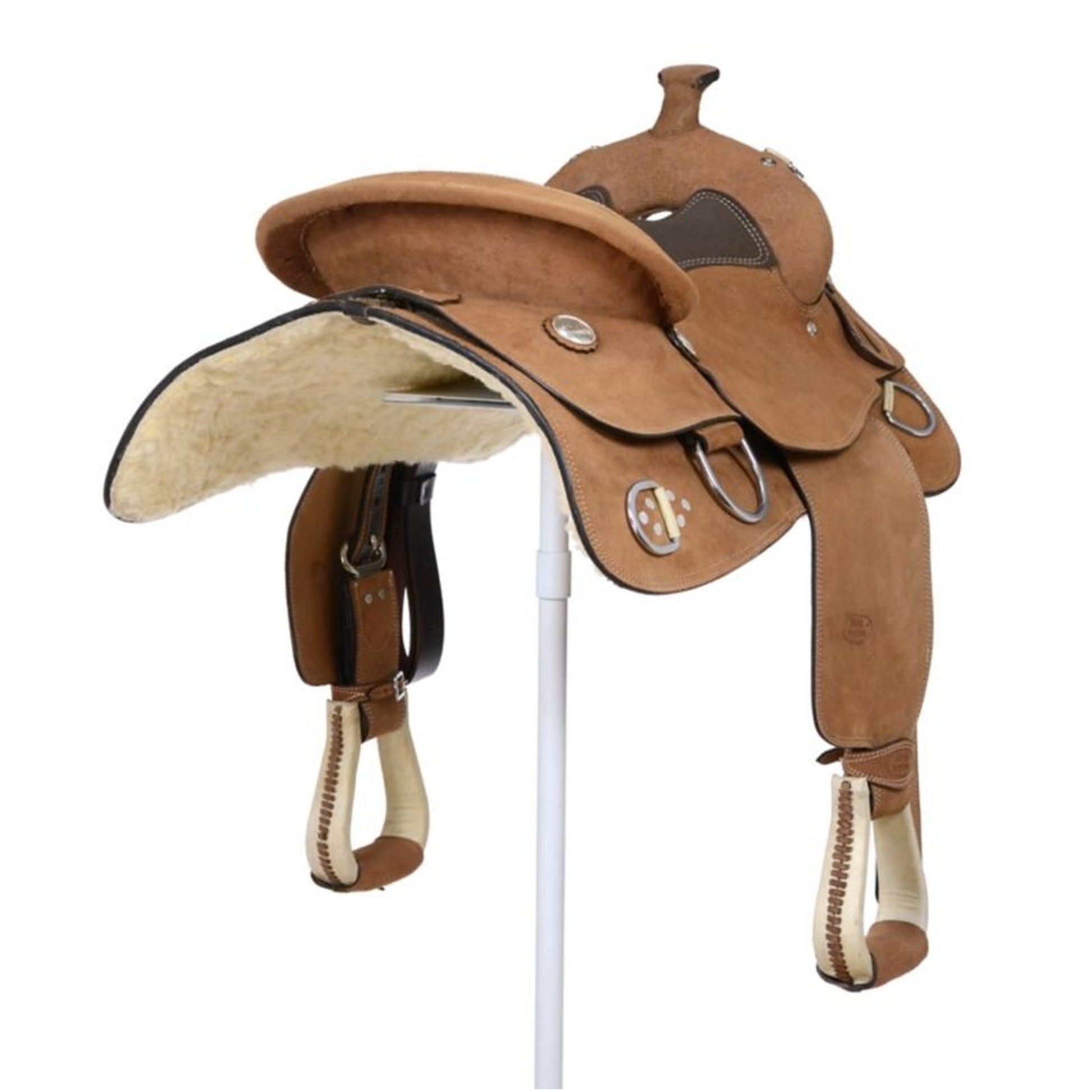 King Series Roughout Trainer Saddle