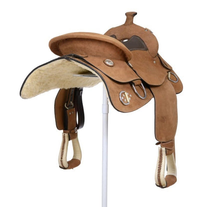 King Series Roughout Trainer Saddle