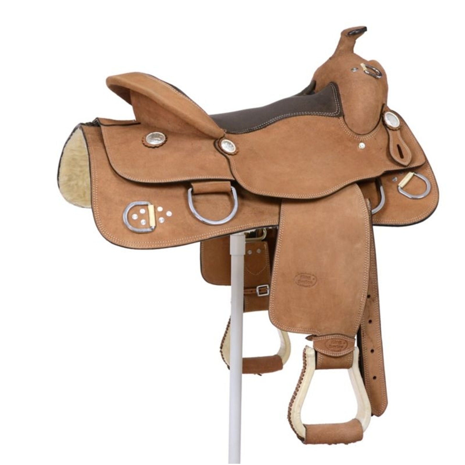 King Series Roughout Trainer Saddle