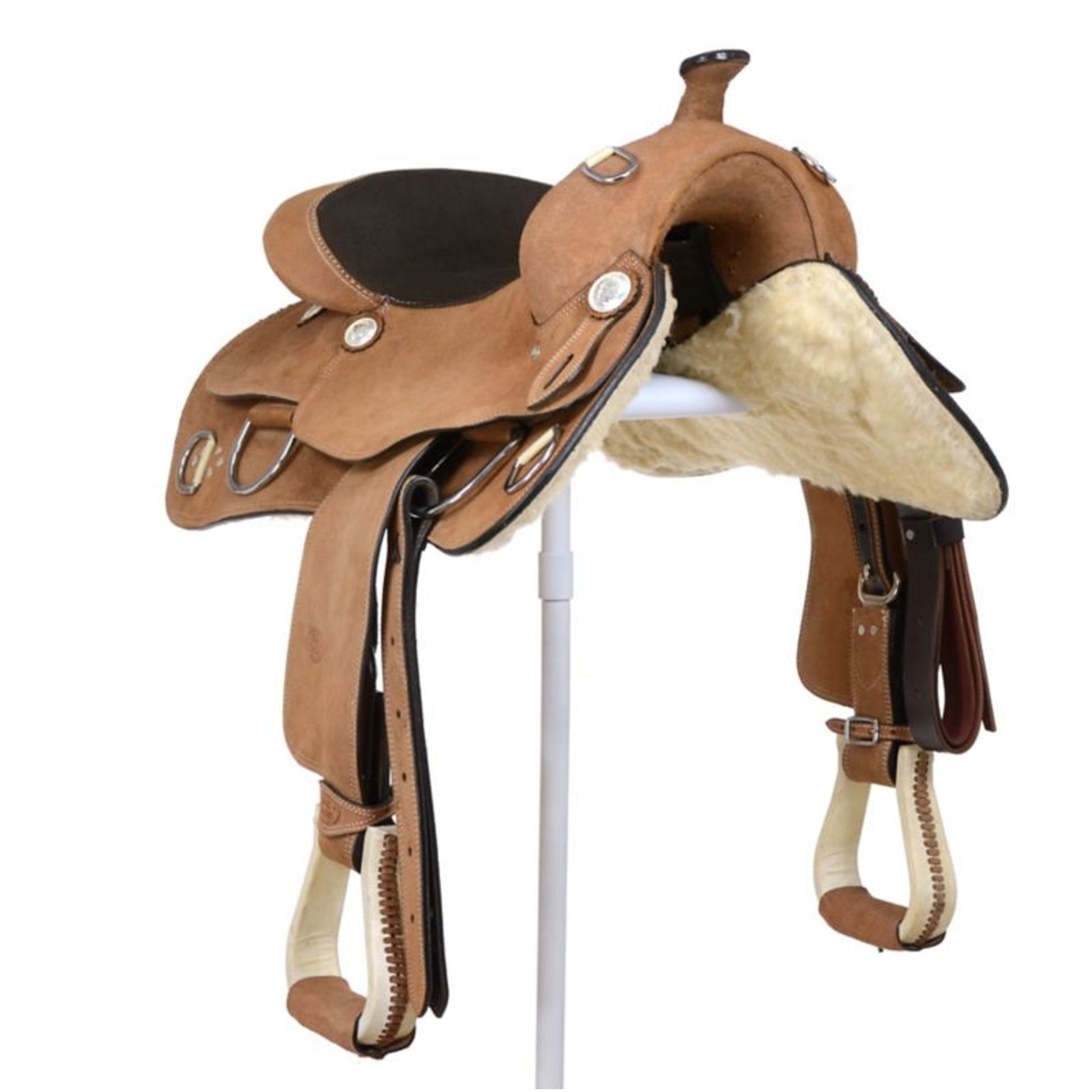 King Series Roughout Trainer Saddle