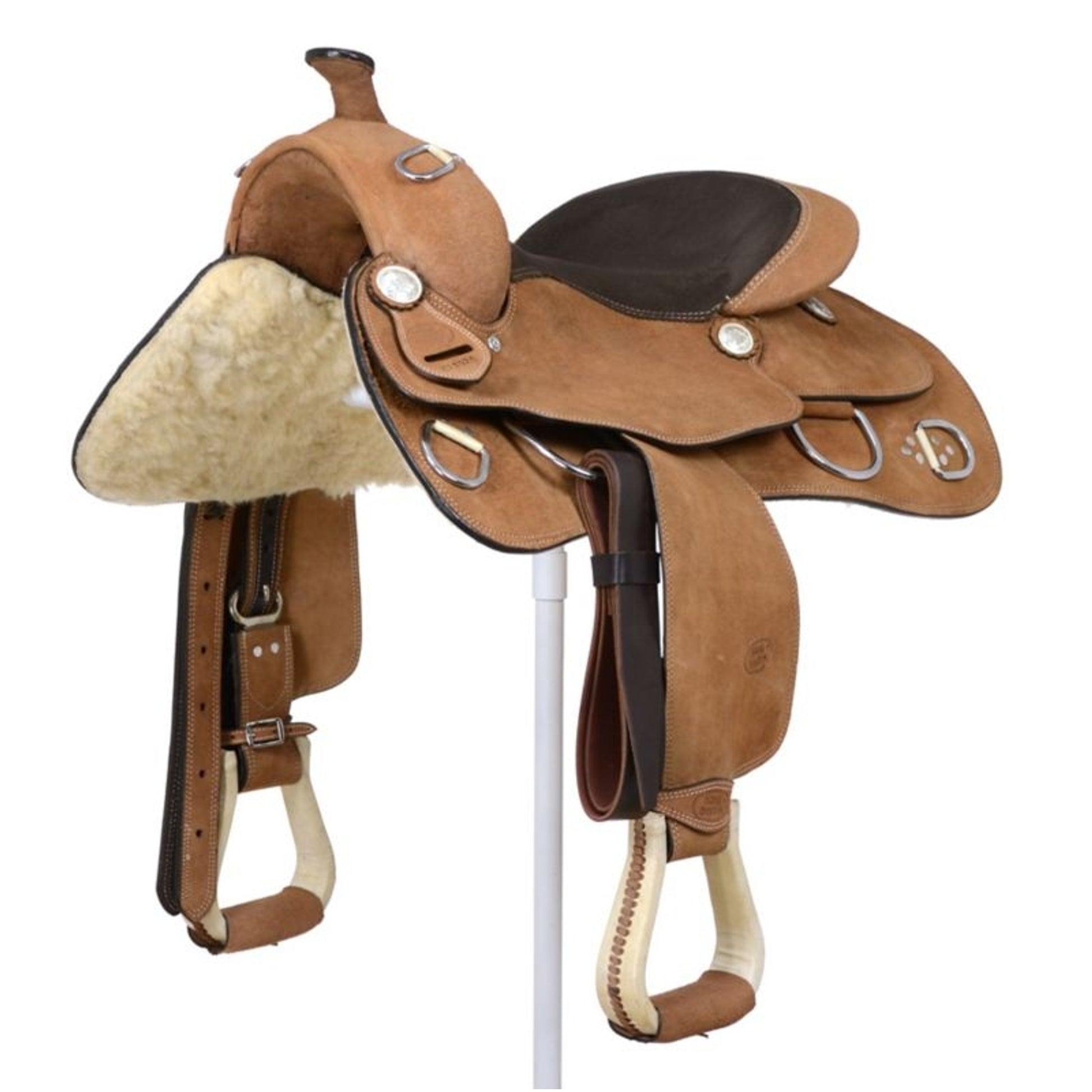 King Series Roughout Trainer Saddle