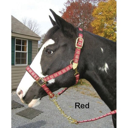 Plaid Nylon Padded Halter