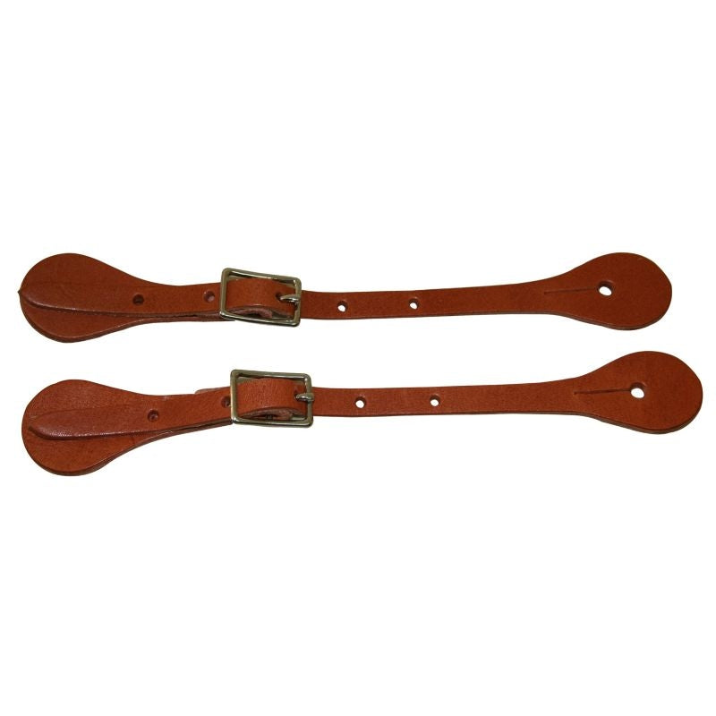 Western Youth Latigo Straight Spur Straps