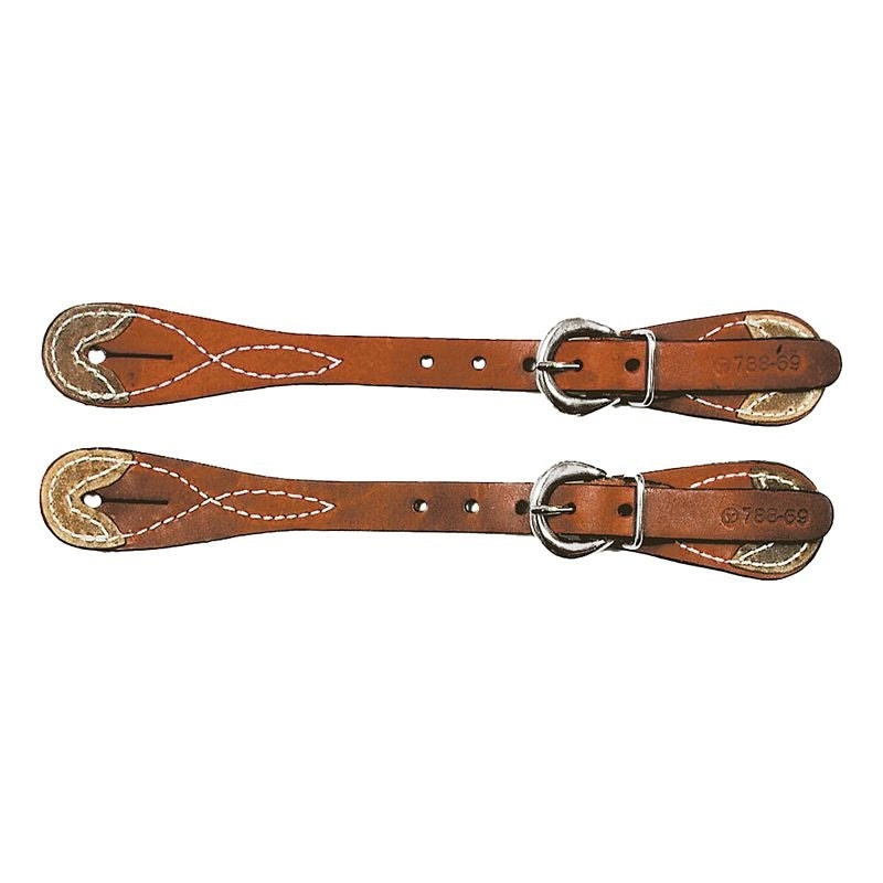 Circle Y Rawhide Spur Straps
