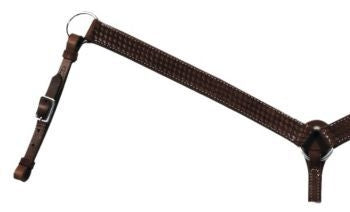 Circle Y Basketweave Straight Breast Collar