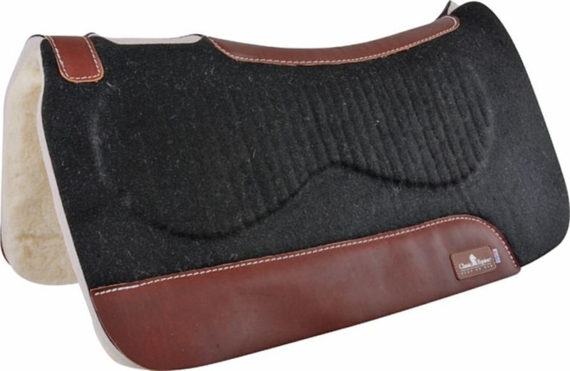 Classic Equine Zone Felt/Fleece Pad 31x32 Black