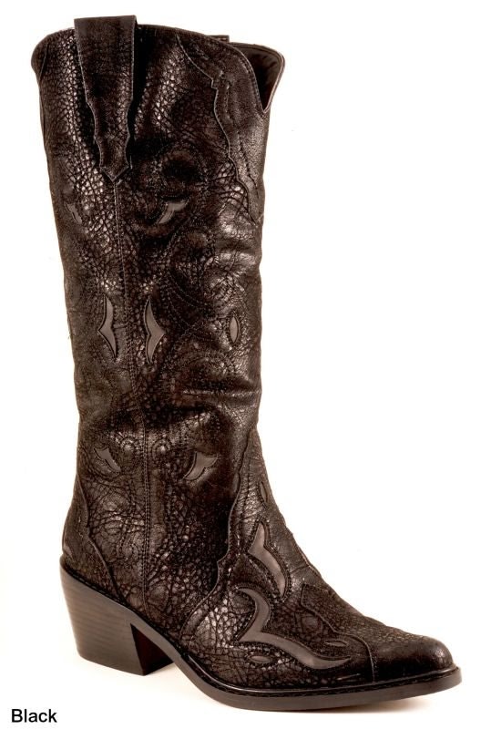 Roper Ladies Faux Leather Underlay Boot