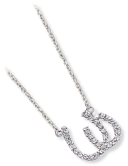 Kelly Herd Side by Side Double Horseshoe Pendant
