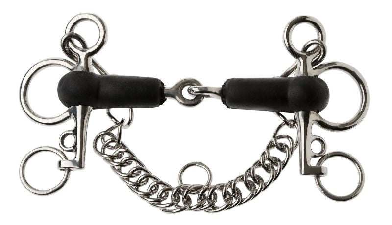 Korsteel Rubber Mouth Tom Thumb Pelham Bit