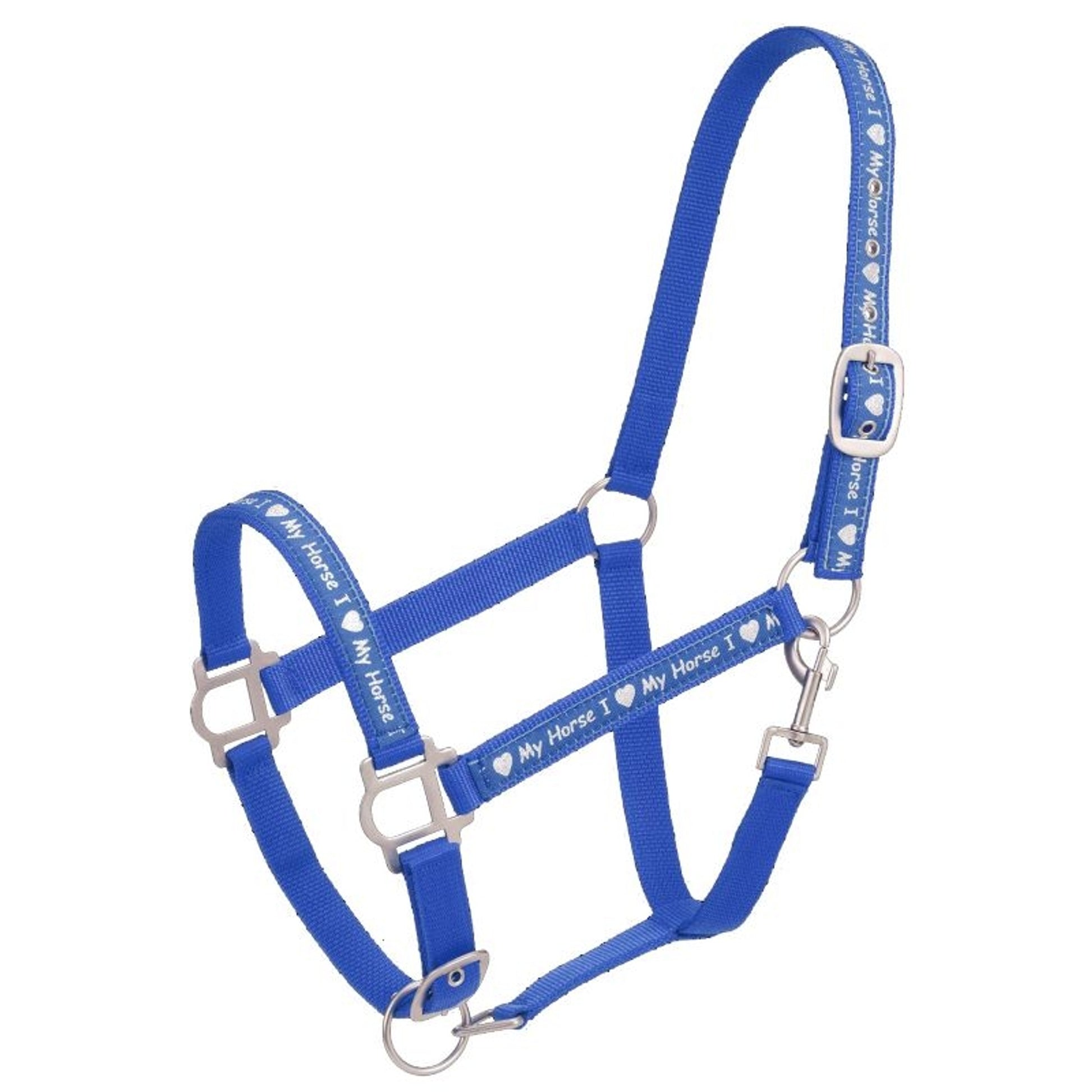 Tough1 I Love My Horse Nylon Halter