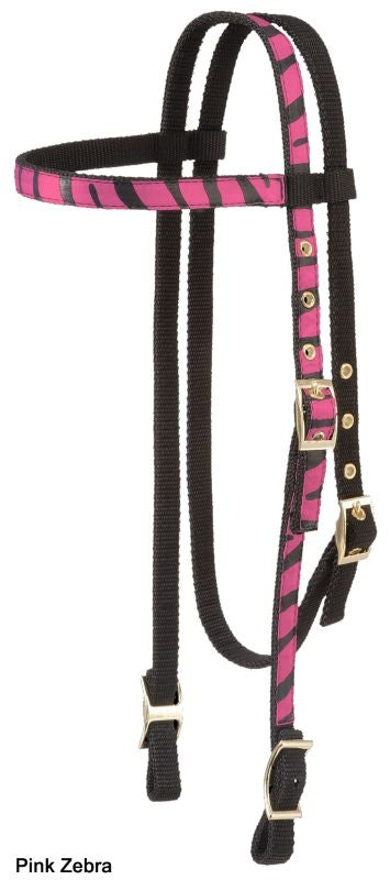Tough1 Wild Nylon Browband Headstall