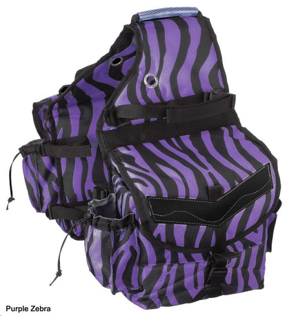 Tough1 Printed Insulated Nylon Saddle Bag