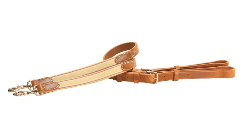 Tory Harness Leather Elastic Side Reins