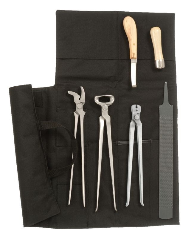 Tough1 7 Piece Professional Farrier Kit in Bag