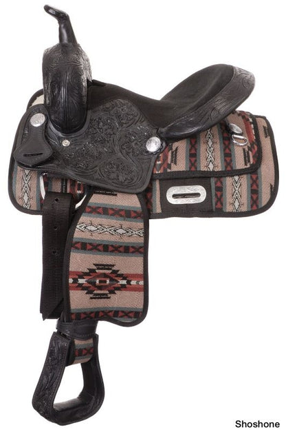 King Series Calico Synthetic Saddle