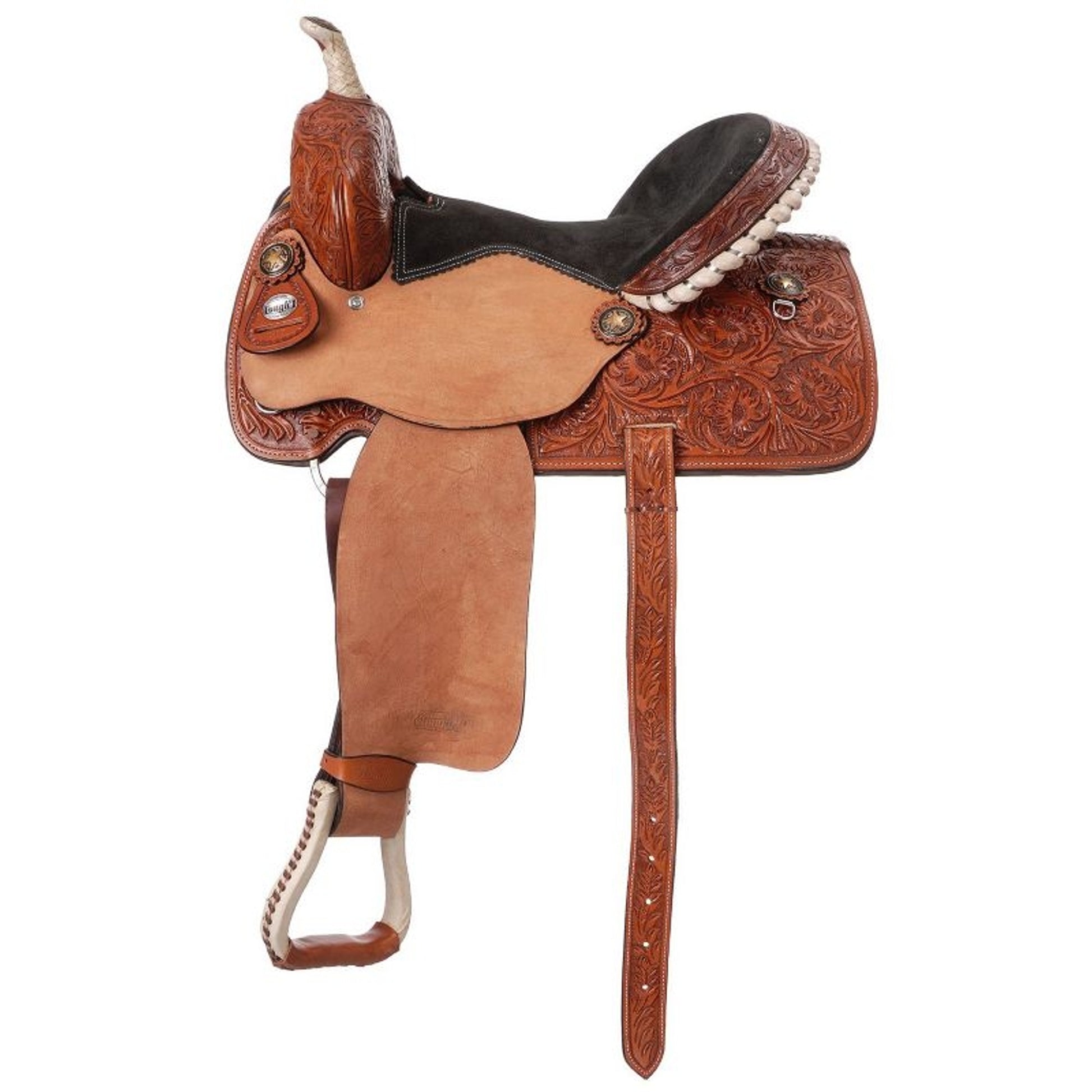 Silver Royal Angus Barrel Saddle