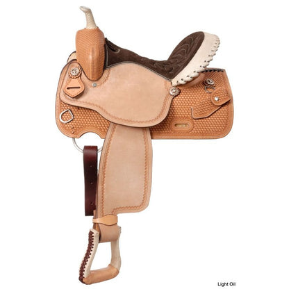 Silver Royal Cimarron Barrel Saddle
