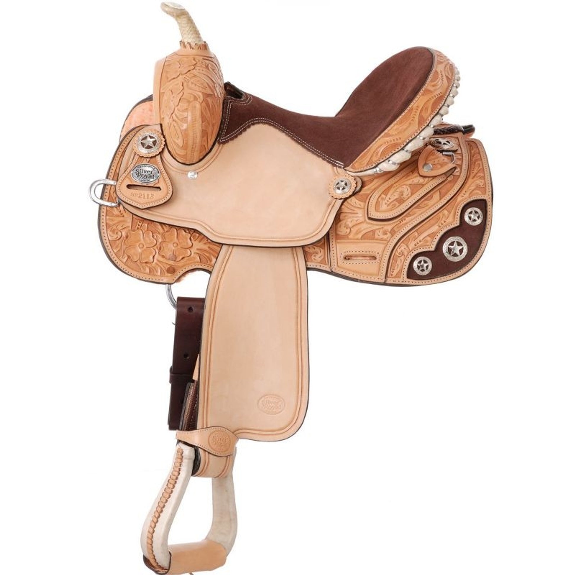 Silver Royal Lamar Barrel Saddle