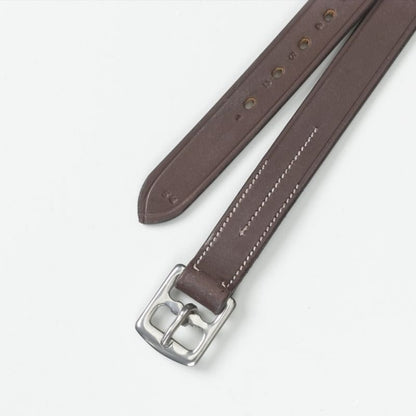 Ovation Eng Leather Half Hole Black Leathers