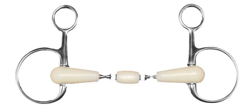 Zilco Carriage Driving Happy Mouth Bit barre droite 4 1/2 pouces Zilco Carriage Driving Happy Mouth Bit barre droite 4 1/2 pouces