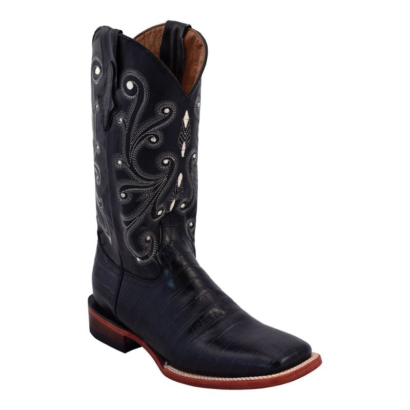 Ferrini Ladies Print Gator Sq Toe Boots