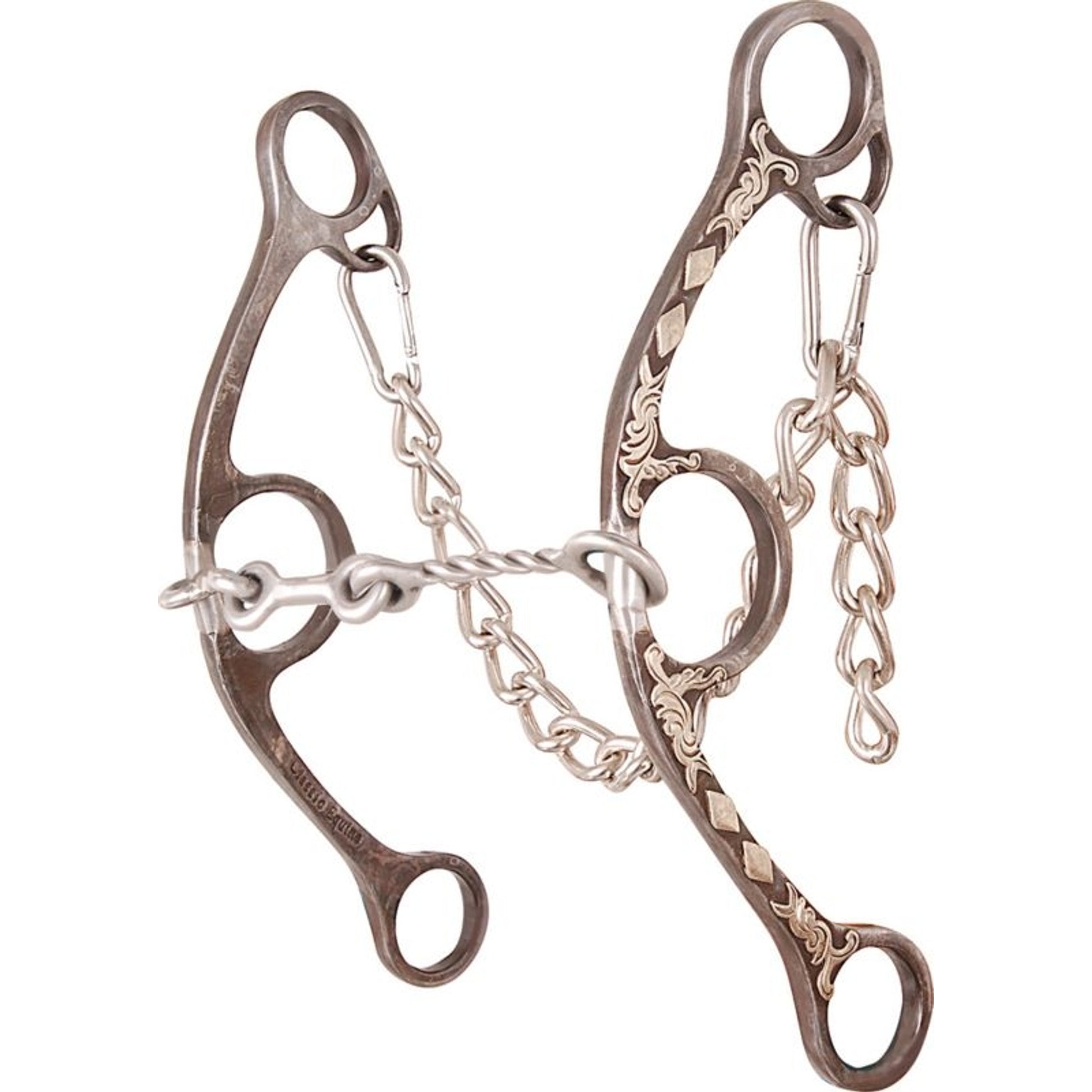 Sherry Cervi Diamond Small Twist Long Gag Bit