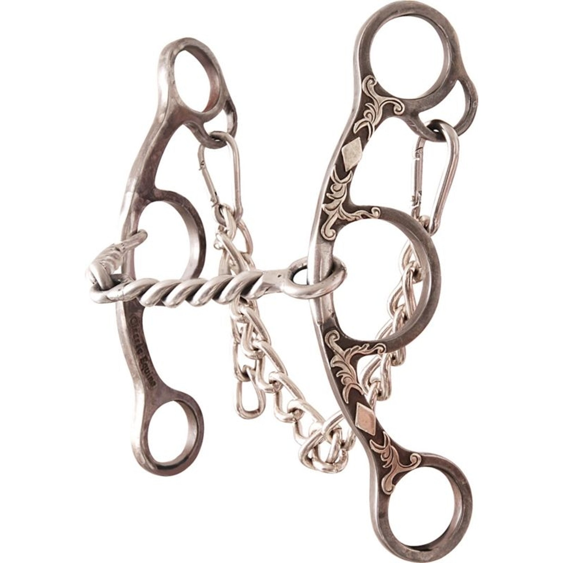 Sherry Cervi Diamond Twisted Short Gag Bit